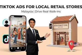 run tiktok ads for offline retail stores in malaysia