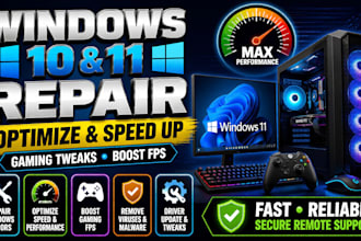 repair and fix any kind of windows 11 problem remotely