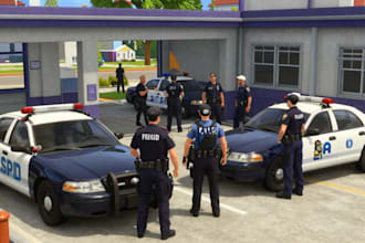 develop fivem, fivepd cops, lspd, sheriff server setup