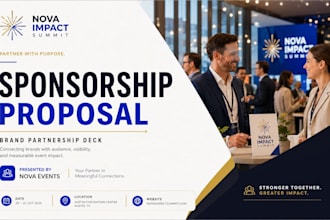 design sponsorship pitch deck event sponsor proposal deck brand partnership deck