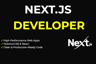 develop a fast next js website with tailwind CSS and API integration