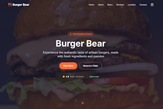 build a responsive tailwind CSS landing page