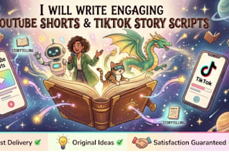 write engaging storytelling and youtube scripts