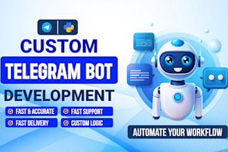 create a custom telegram bot tailored to your needs