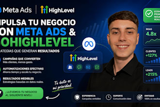 set up meta ads campaigns and gohighlevel CRM