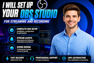 setup your obs studio for streaming and recording