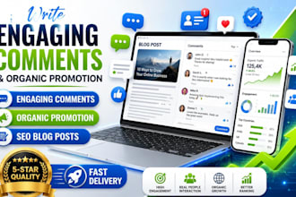write engaging comments organic promotion blog post
