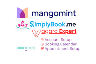 set up vagaro, simplybook me, vagaro for salons, spas and beauty professionals