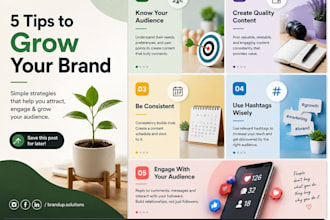 design instagram and facebook posts in canva