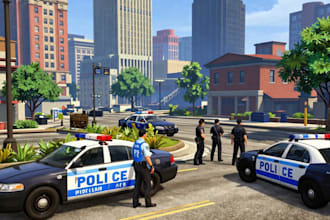 develop fivepd, ispdfr and nopixel inspired police rp server for fivem