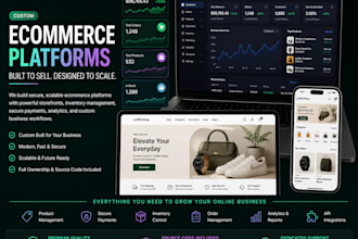 develop a custom ecommerce platform for your business