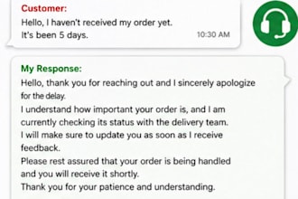 be your virtual and online assistant and customer support