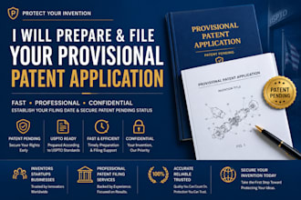 prepare and file your provisional patent application