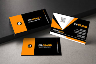 design modern print ready business cards