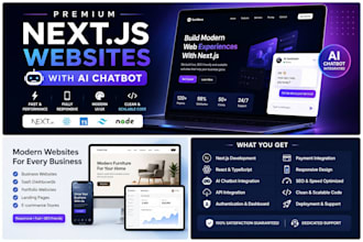 build a responsive nextjs website with ai automation