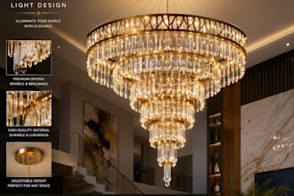 do design luxury home chandeliers and commercial or industrial lighting products