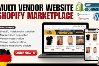build shopify multi vendor website shopify marketplace website multivendor store