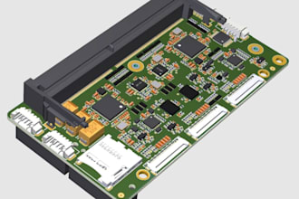 design fpga, high speed pcb, ddr4, pcie, usb c, lvds, ethernet carrier board