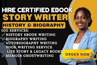 write history and biography ebook, autobiography, memoir autobiography