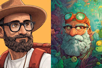 draw anything as a cartoon or cartoon character