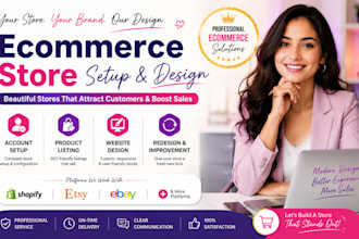 setup poshmark store payhip website closet sharing banner design etsy listing VA