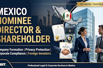provide mexico nominee director and shareholder service with bank account