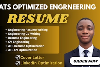 create a professional engineering resume, CV, and linkedin profile