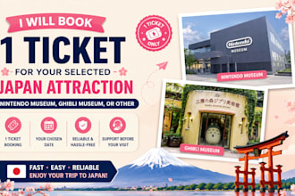 book ghibli museum and nintendo museum tickets