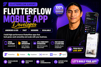 build flutterflow app, flutter flow and be flutterflow mobile app developer