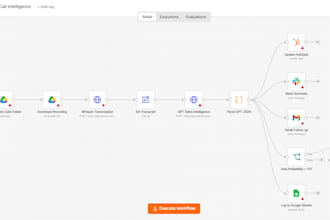 build an ai sales call assistant with CRM