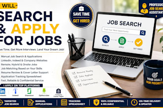 your virtual assistant for job search and applications