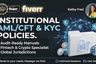 do aml cft kyc cdd edd policies for fintech crypto and banks