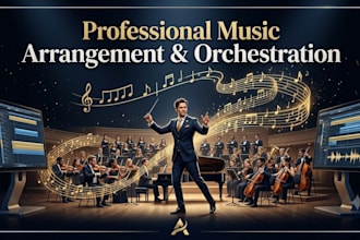 arrange and orchestrate your humming melody into a pro music composition
