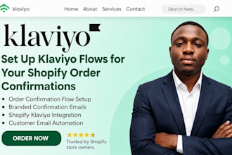 set up klaviyo flows for your shopify order confirmations