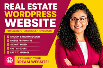 design real estate website in wordpress