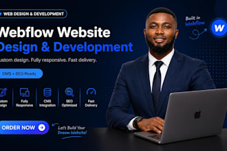 design and develop a responsive webflow website