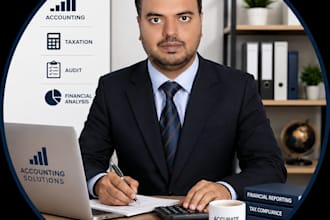 do bookkeeping, accounting, financial statements, vat and corporate tax