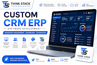 develop custom CRM erp inventory management software
