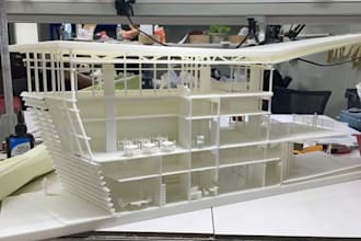 3d print and ship a custom architectural scale model