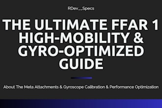 write a competitive gaming guide and optimization manual
