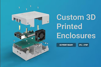 do enclosure, pcb case and product casing for 3d printing using fusion 360