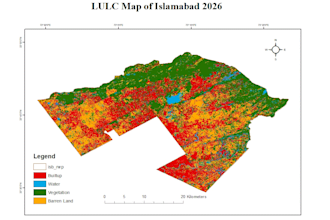 create professional gis maps, lulc analysis, and heat maps