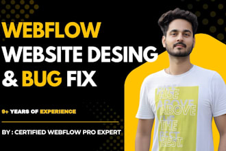 build a professional webflow website, figma to webflow, webflow expert