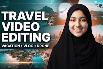 edit travel vlogs and drone footage
