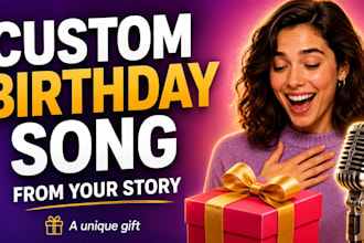 create a personalized birthday song