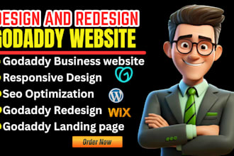 design godaddy business website godaddy website redesign modern godaddy store