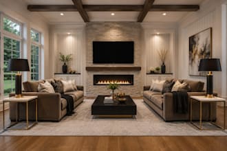 do realistic virtual staging for real estate listing photos