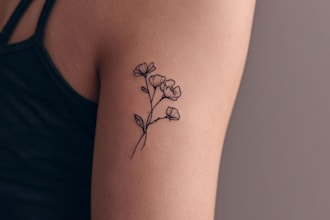 make custom tattoo design etching blackwork