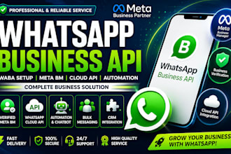 setup whatsapp business API, waba setup, meta bm, business verification and CRM