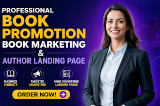 provide professional book marketing and promotion